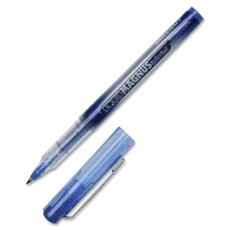 Officemate Officemate NSN4612663 0.5 mm Liquid Magnus Roller Ball Stick Pen - Blue 7520014612663